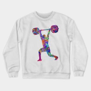 Gym Weightlifter man Crewneck Sweatshirt